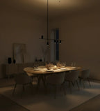 Cylo Modern Cylinder Ceiling Light | Black or White Powder-Coated Aluminum, Direct and Indirect Light