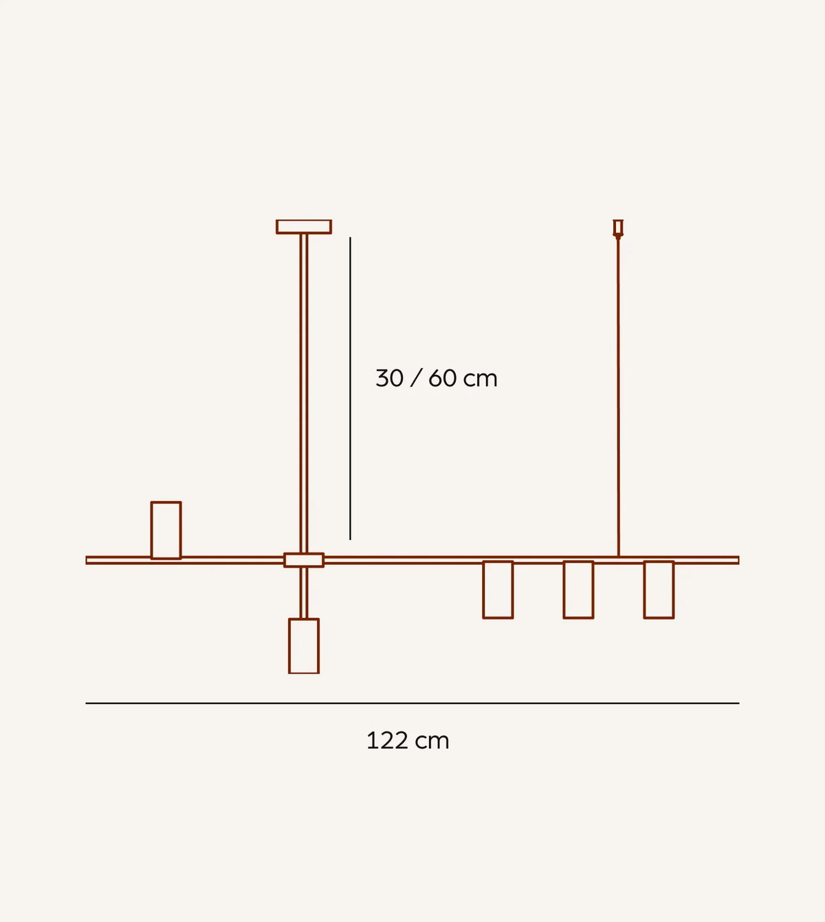 Cylo Modern Cylinder Ceiling Light | Black or White Powder-Coated Aluminum, Direct and Indirect Light