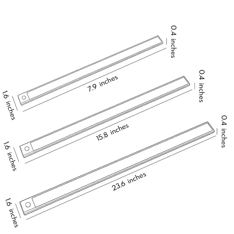 Vela Wireless Under Cabinet Lighting | Rechargeable Motion Sensor LED Light Bar for Kitchen, Closet and Stairs