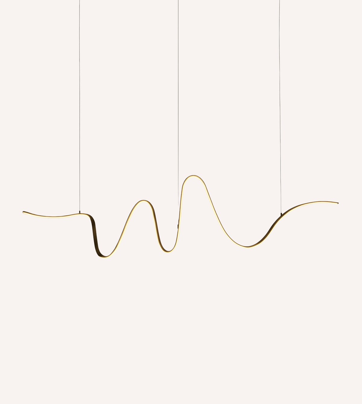 Lyra Modern Linear Pendant Light | Black Aluminum LED Chandelier for Dining Table and Kitchen Island