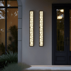 Meridian Modern Linear Outdoor Wall Light | Matte Black Continuous LED Bar, Warm White, Hardwired