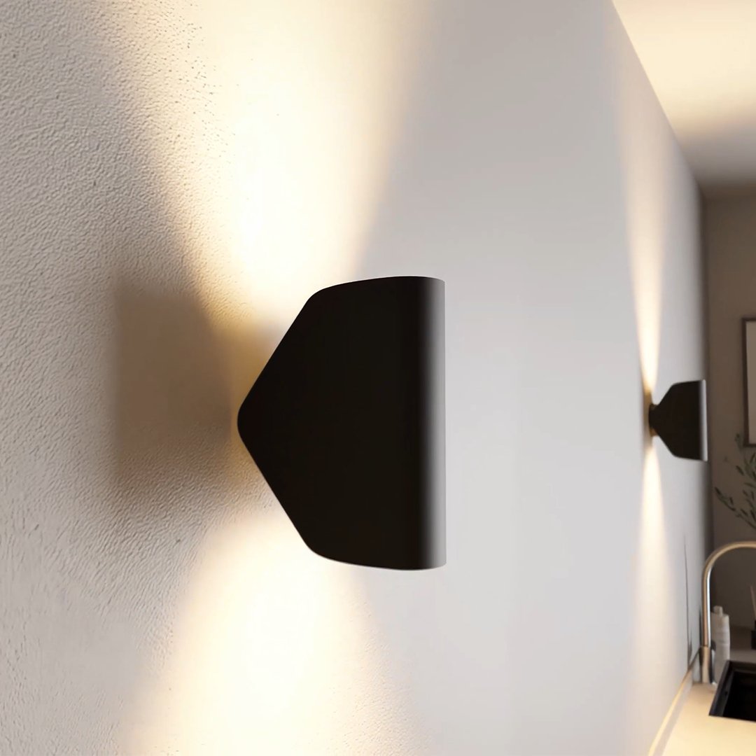 Pivot Modern Outdoor Wall Light | Adjustable Black or White Aluminum LED Wall Sconce