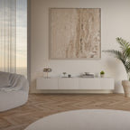 Fungo Mid-Century Mushroom Table Lamp | Dimmable LED Hand-Blown Glass Lamp with Touch Control