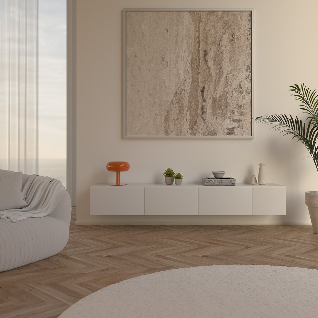 Fungo Mid-Century Mushroom Table Lamp | Dimmable LED Hand-Blown Glass Lamp with Touch Control
