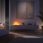 Fungo Mid-Century Mushroom Table Lamp | Dimmable LED Hand-Blown Glass Lamp with Touch Control