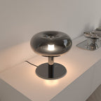 Fungo Mid-Century Mushroom Table Lamp | Dimmable LED Hand-Blown Glass Lamp with Touch Control