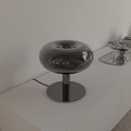 Fungo Mid-Century Mushroom Table Lamp | Dimmable LED Hand-Blown Glass Lamp with Touch Control