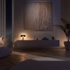 Fungo Mid-Century Mushroom Table Lamp | Dimmable LED Hand-Blown Glass Lamp with Touch Control