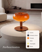 Fungo Mid-Century Mushroom Table Lamp | Dimmable LED Hand-Blown Glass Lamp with Touch Control