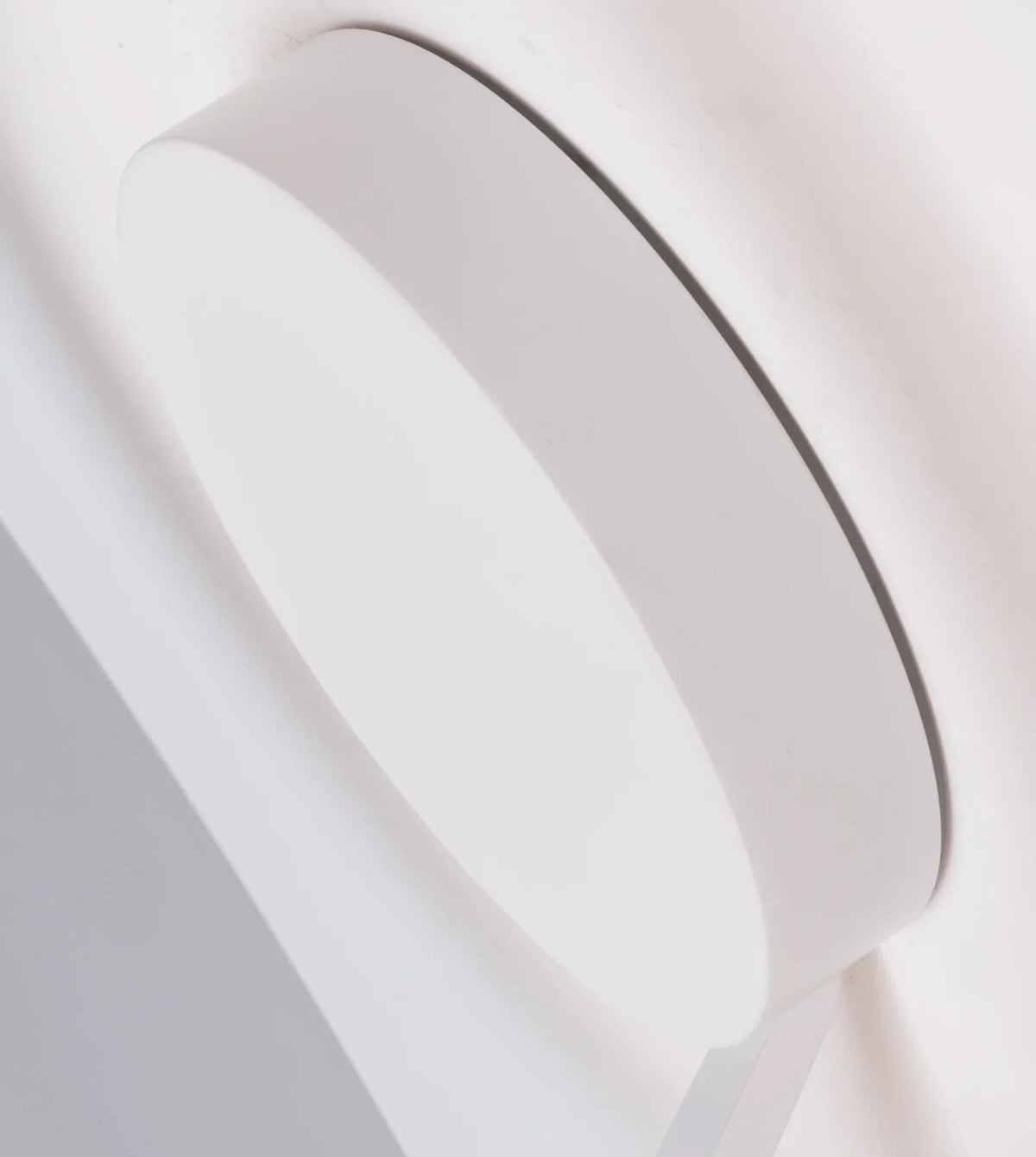 Solis Modern Ring Ceiling Light | Dimmable LED Ceiling Fixture with Remote, Matte White or Black Chrome