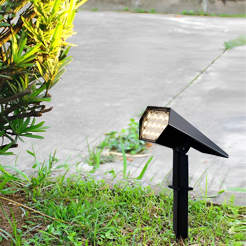 Vireo Solar Spike Light | Adjustable Outdoor Landscape Spotlight, Warm White or RGB LED