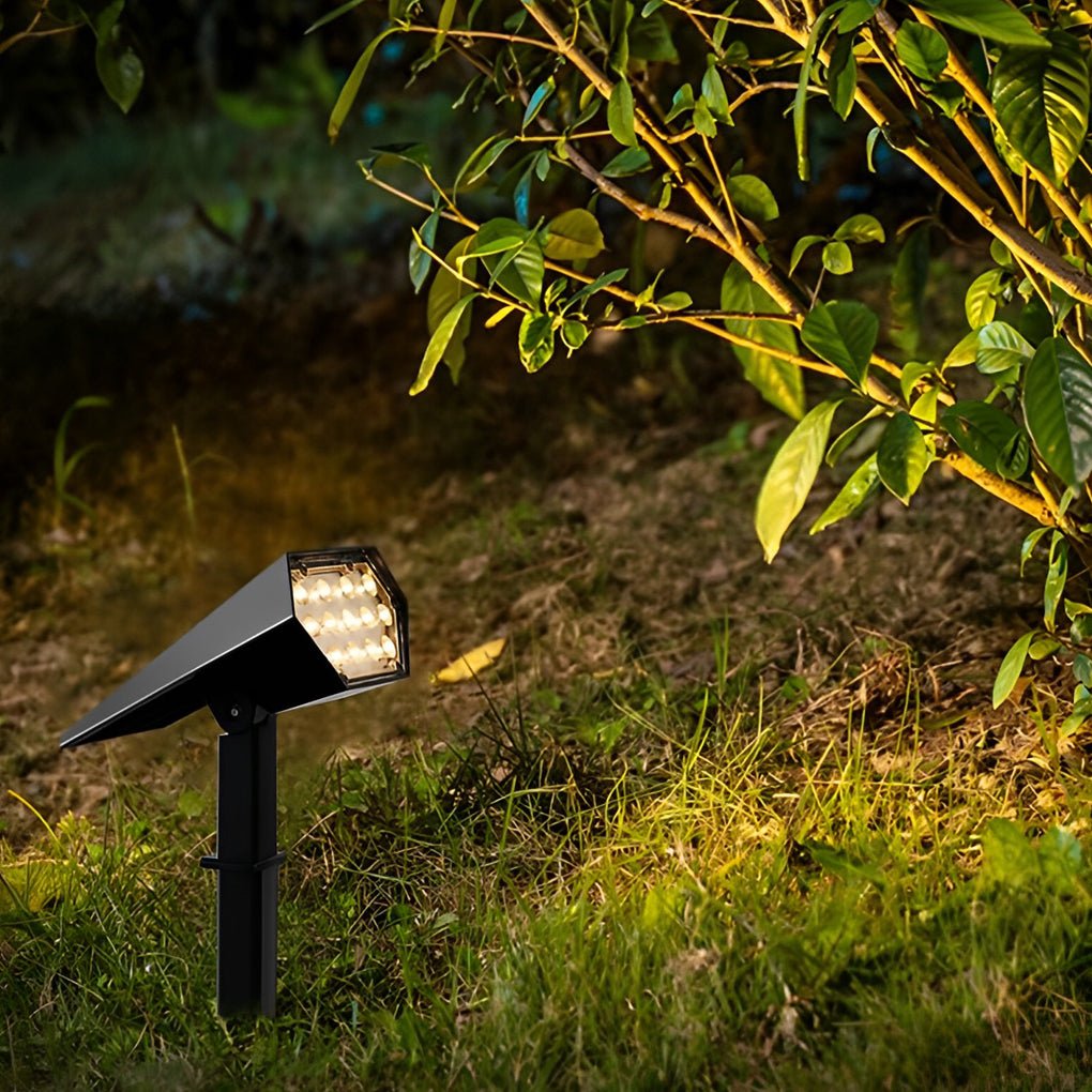 Vireo Solar Spike Light | Adjustable Outdoor Landscape Spotlight, Warm White or RGB LED