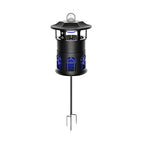 Nox Mosquito Trap Path Light | Purple LED Outdoor Garden Lantern, Black, Waterproof