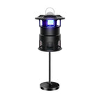 Nox Mosquito Trap Path Light | Purple LED Outdoor Garden Lantern, Black, Waterproof