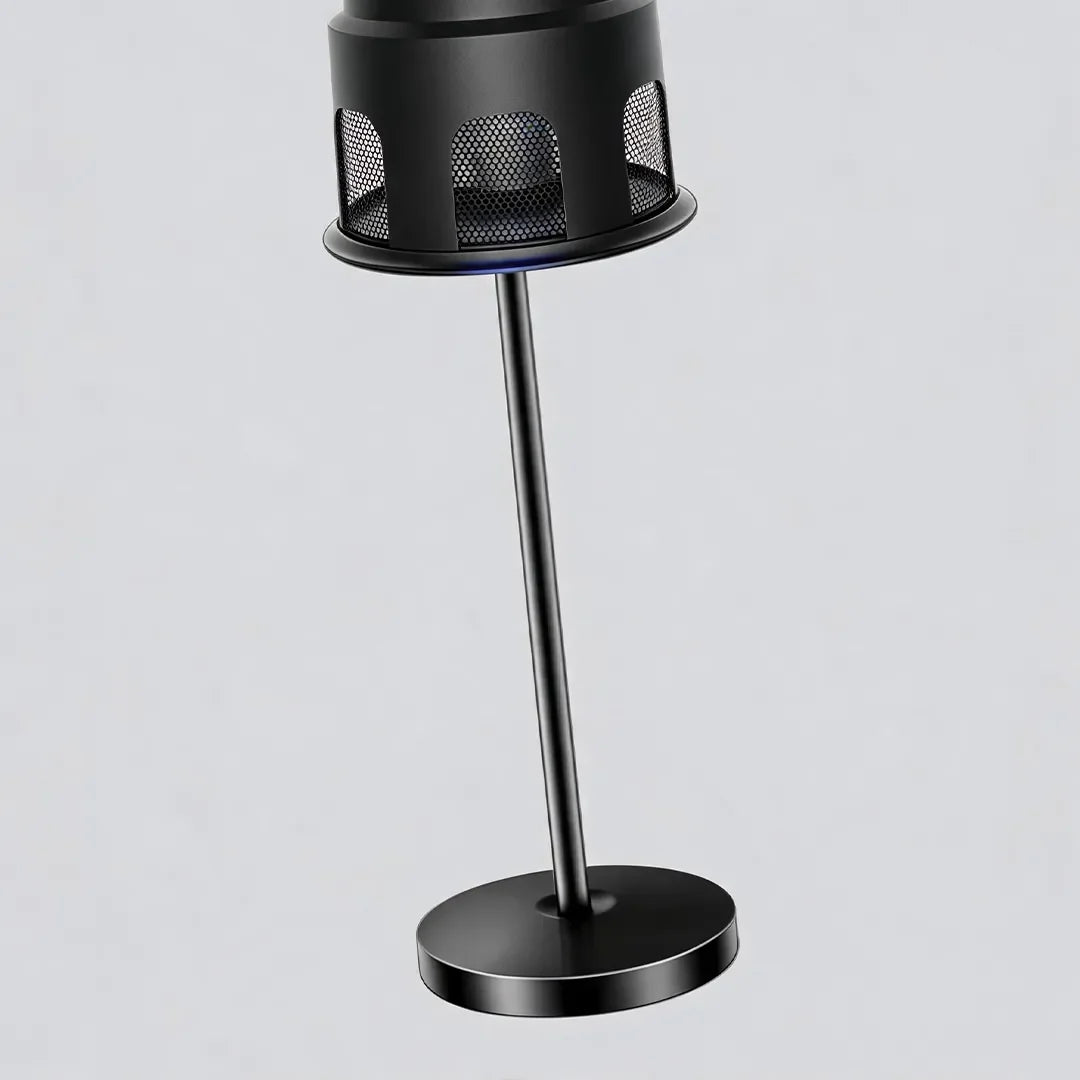 Nox Mosquito Trap Path Light | Purple LED Outdoor Garden Lantern, Black, Waterproof