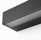 Lintel Modern Linear Porch Light | Black Aluminum LED Entry Wall Bar, Waterproof Indoor and Outdoor