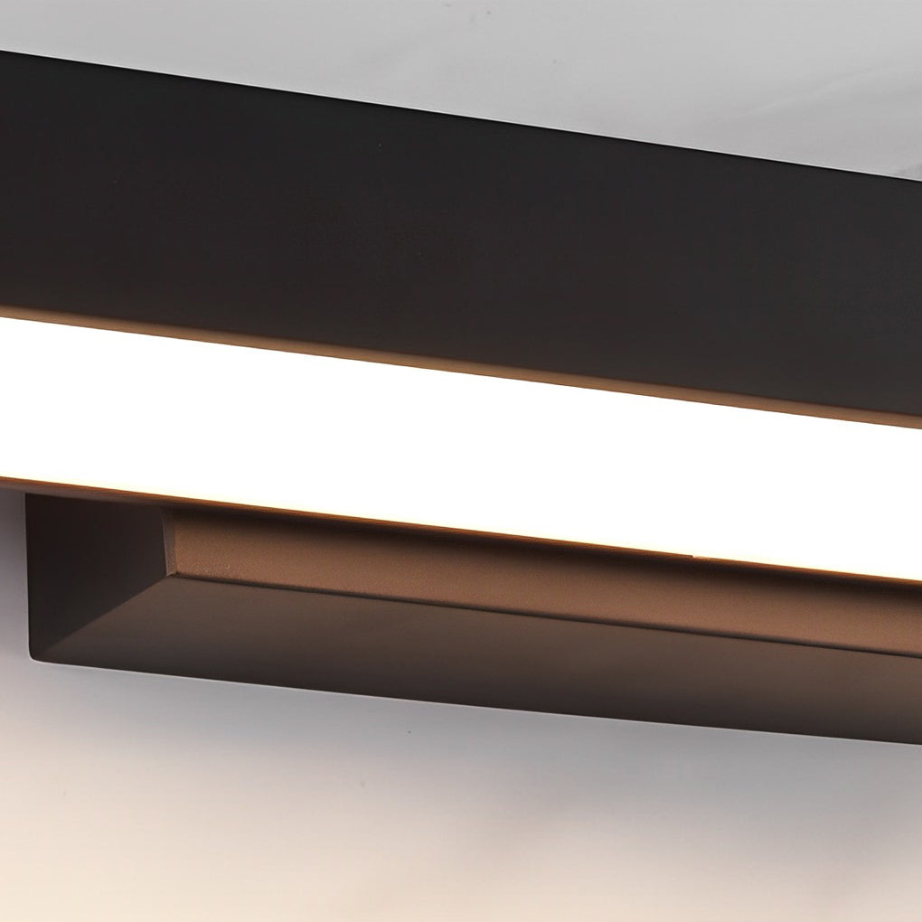 Argus Modern Linear Outdoor Wall Light | Black Stainless Steel LED Wall Sconce, Waterproof, Motion Sensor Option