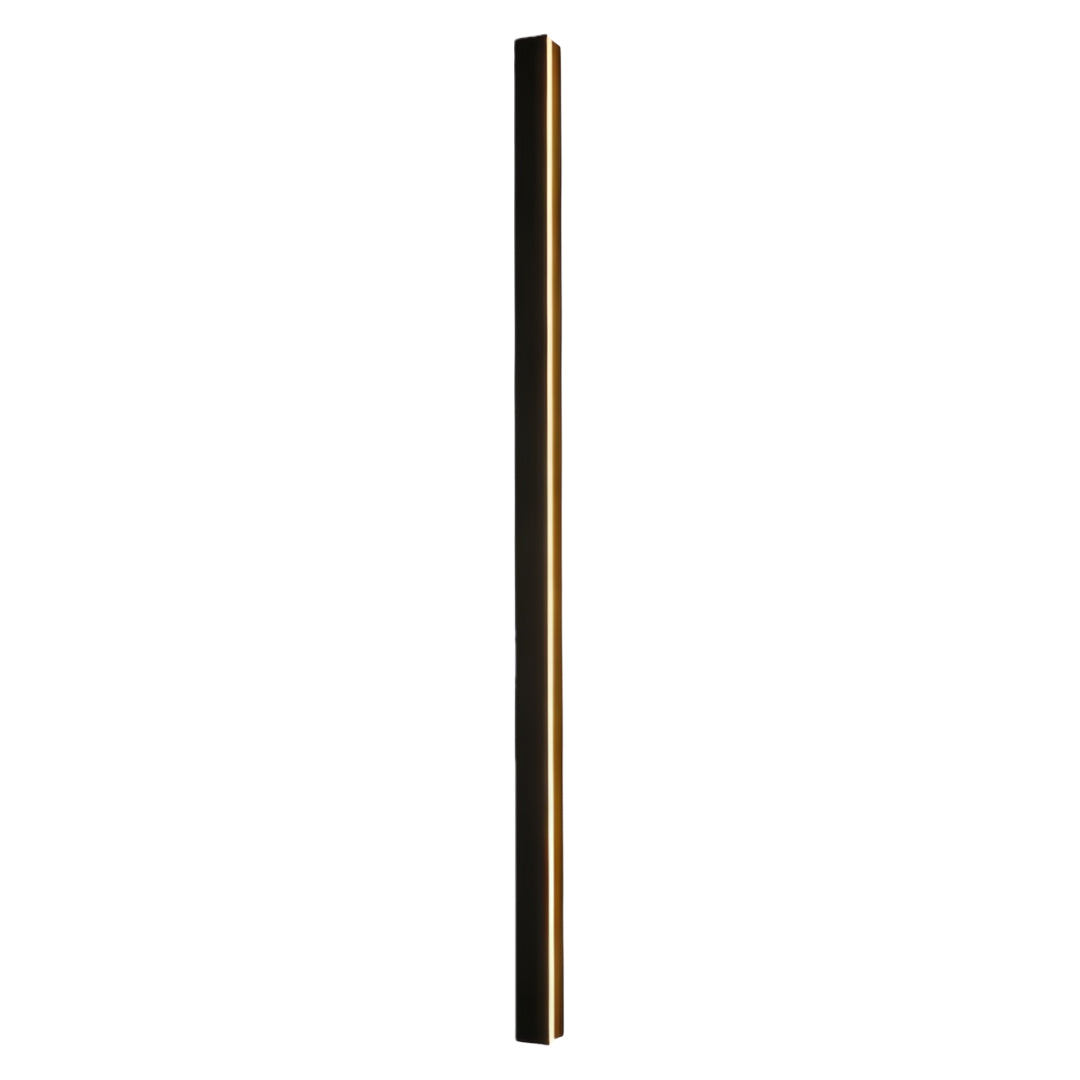 Axis Modern Linear Outdoor Wall Sconce | Slim Black Aluminum LED Bar, Waterproof, Dimmable