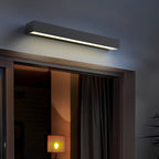 Lintel Modern Linear Porch Light | Black Aluminum LED Entry Wall Bar, Waterproof Indoor and Outdoor