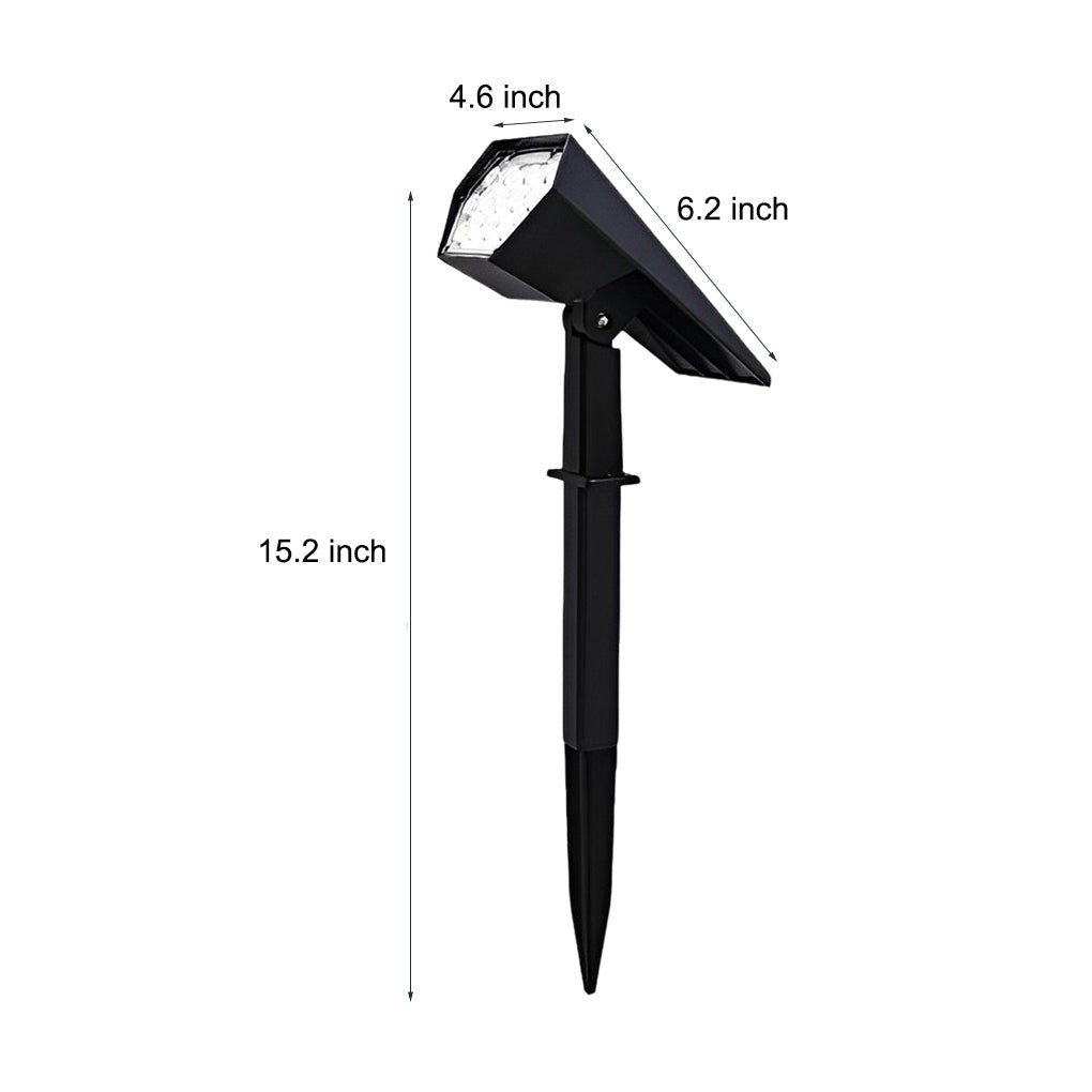 Vireo Solar Spike Light | Adjustable Outdoor Landscape Spotlight, Warm White or RGB LED