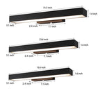Argus Modern Linear Outdoor Wall Light | Black Stainless Steel LED Wall Sconce, Waterproof, Motion Sensor Option