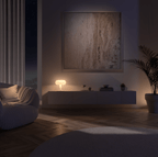Fungo Mid-Century Mushroom Table Lamp | Dimmable LED Hand-Blown Glass Lamp with Touch Control