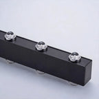 Duet Modern Up Down Outdoor Wall Light | Black Aluminum Linear LED Wall Sconce, Waterproof