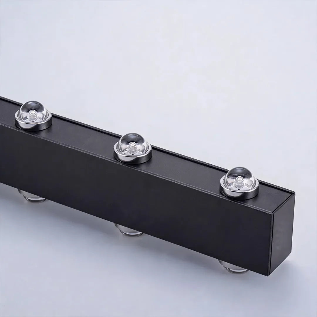 Duet Modern Up Down Outdoor Wall Light | Black Aluminum Linear LED Wall Sconce, Waterproof