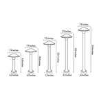 Morel Modern Mushroom Path Light | Gray Aluminum Outdoor LED Landscape Light, Warm White
