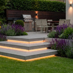 Stairline Recessed LED Strip Lights Outdoor | Under-Tread Stair and Deck Lighting, Waterproof Flexible Strip