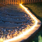 Stairline Recessed LED Strip Lights Outdoor | Under-Tread Stair and Deck Lighting, Waterproof Flexible Strip