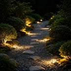 Glacier Solar Step Lights Outdoor | Ice Cube Crystal-Look LED Stair and Deck Lights, Waterproof
