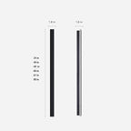 Linea Modern Outdoor Linear Wall Light | Slim Black LED Bar Wall Sconce, Waterproof, RGB or 3-Step