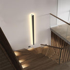 Linea Modern Outdoor Linear Wall Light | Slim Black LED Bar Wall Sconce, Waterproof, RGB or 3-Step