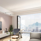 Strand Modern Linear LED Light | Rotatable Ultra-Thin Steel Bar Ceiling and Wall Light, Dimmable