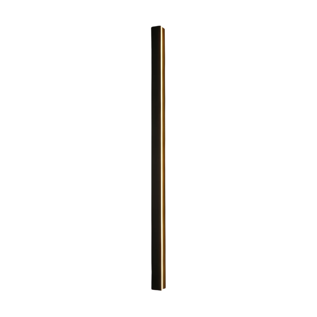Axis Modern Linear Outdoor Wall Sconce | Slim Black Aluminum LED Bar, Waterproof, Dimmable