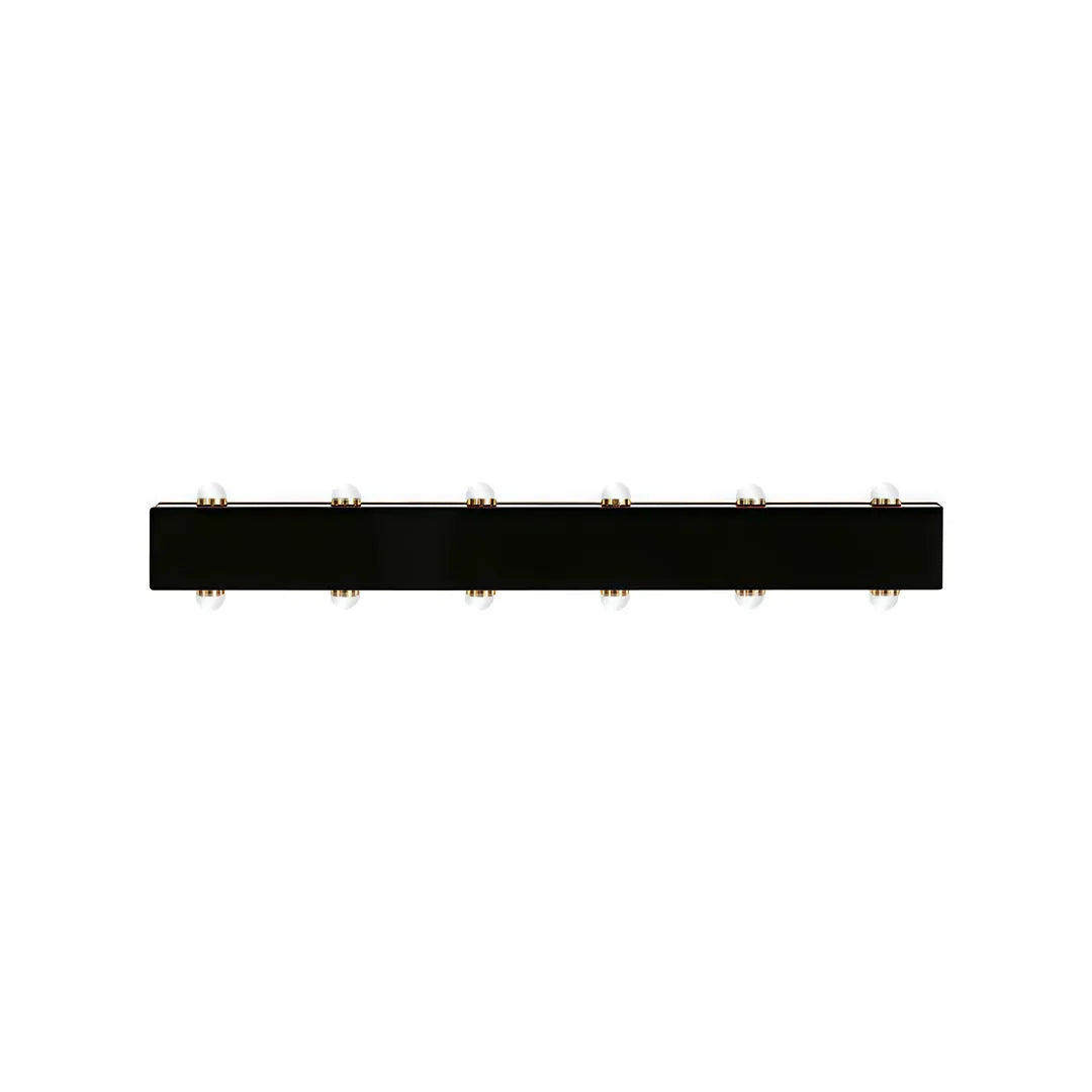 Duet Modern Up Down Outdoor Wall Light | Black Aluminum Linear LED Wall Sconce, Waterproof