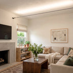 Strand Modern Linear LED Light | Rotatable Ultra-Thin Steel Bar Ceiling and Wall Light, Dimmable