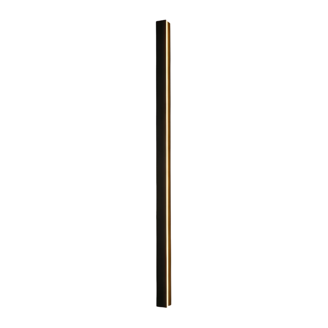 Axis Modern Linear Outdoor Wall Sconce | Slim Black Aluminum LED Bar, Waterproof, Dimmable