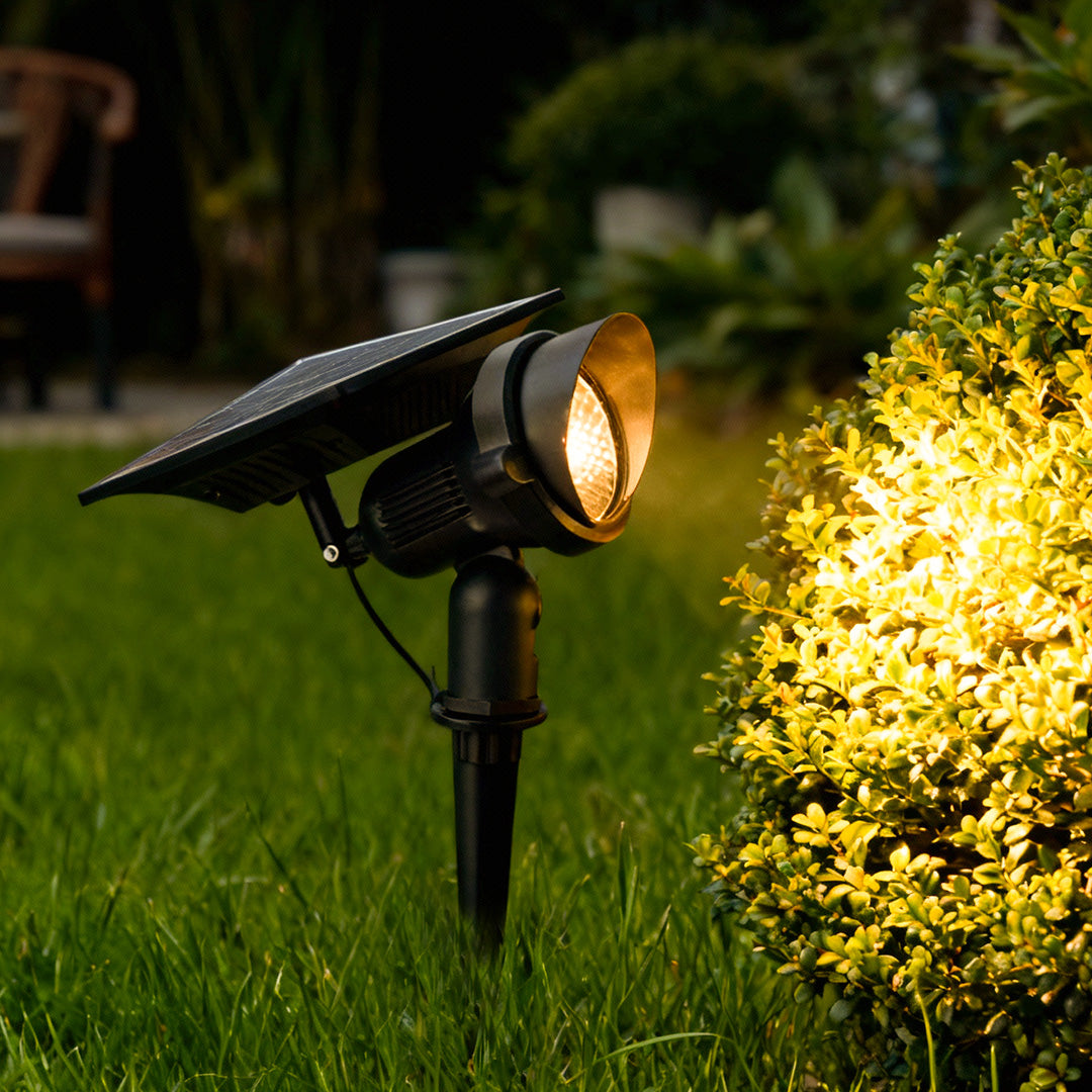 Beacon Solar Spot Lights Outdoor | Adjustable Aluminum Landscape Uplight for Trees and Gardens