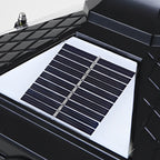 Pagoda Solar Outdoor Pillar Light | Retro Pavilion-Style Die-Cast Aluminum Fence Post Light, Black or Bronze