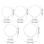 Selene Modern Moon Pillar Light | Round LED Outdoor Gatepost Light, Solar or Hardwired