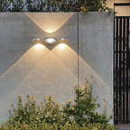 Tidal Wave Up Down Wall Sconce | Modern Die-Cast Aluminum LED Wall Light, Indoor and Outdoor