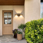 Tidal Wave Up Down Wall Sconce | Modern Die-Cast Aluminum LED Wall Light, Indoor and Outdoor