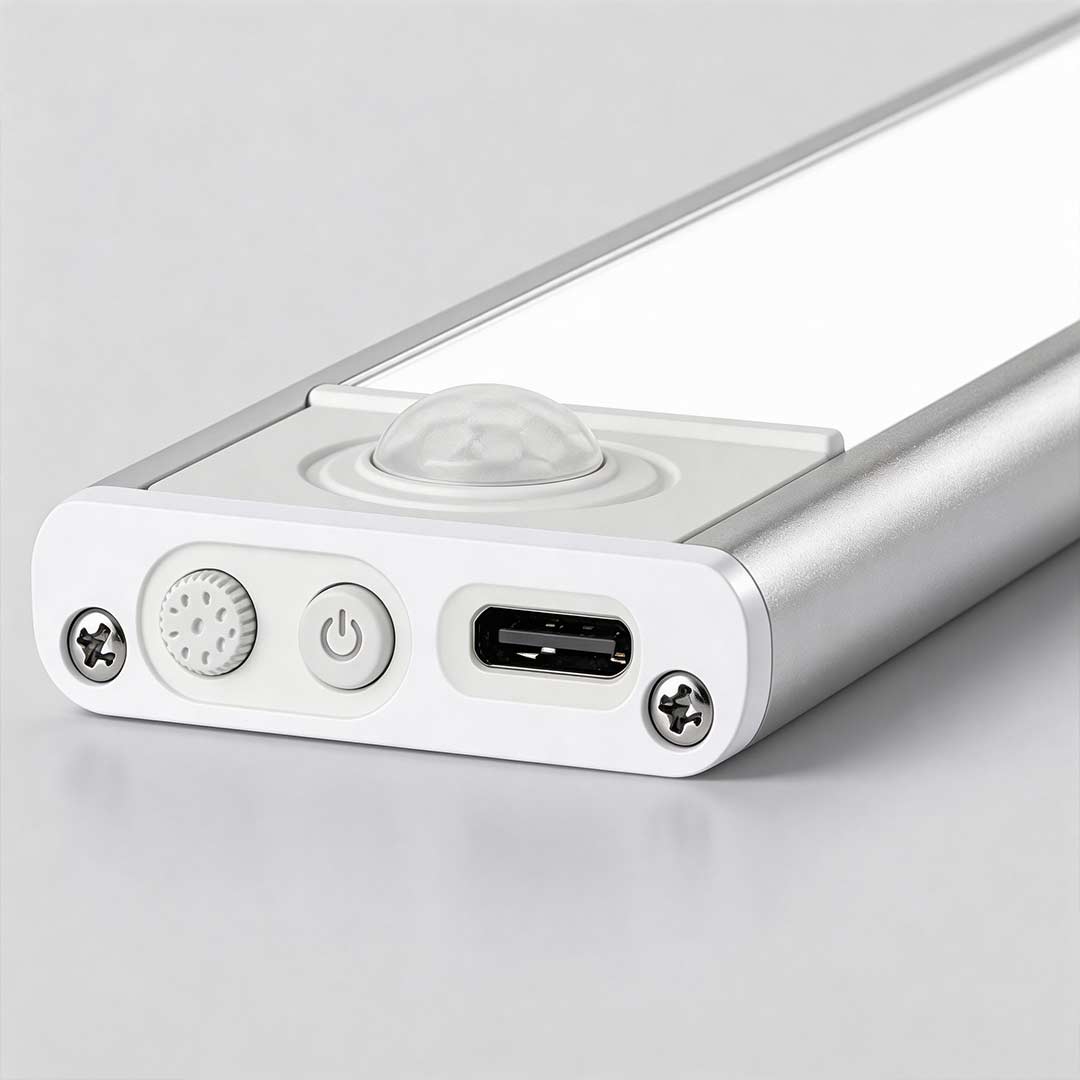 Vela Wireless Under Cabinet Lighting | Rechargeable Motion Sensor LED Light Bar for Kitchen, Closet and Stairs