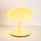 Fungo Mid-Century Mushroom Table Lamp | Dimmable LED Hand-Blown Glass Lamp with Touch Control