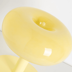 Fungo Mid-Century Mushroom Table Lamp | Dimmable LED Hand-Blown Glass Lamp with Touch Control